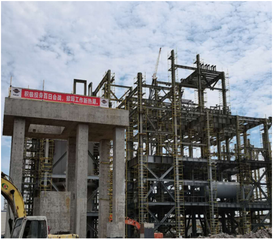 舟山浙石化乙二醇項(xiàng)目打響“抗疫保收，雙百會戰(zhàn)”