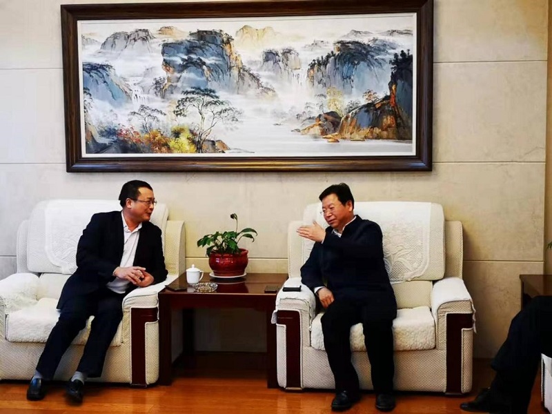 胡流芳拜訪渤化集團黨委書記、董事長王俊明