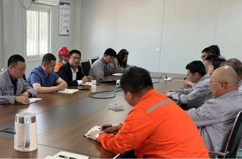 張勇帶班檢查華北公司日照旭科新材料、東營原油儲備項目