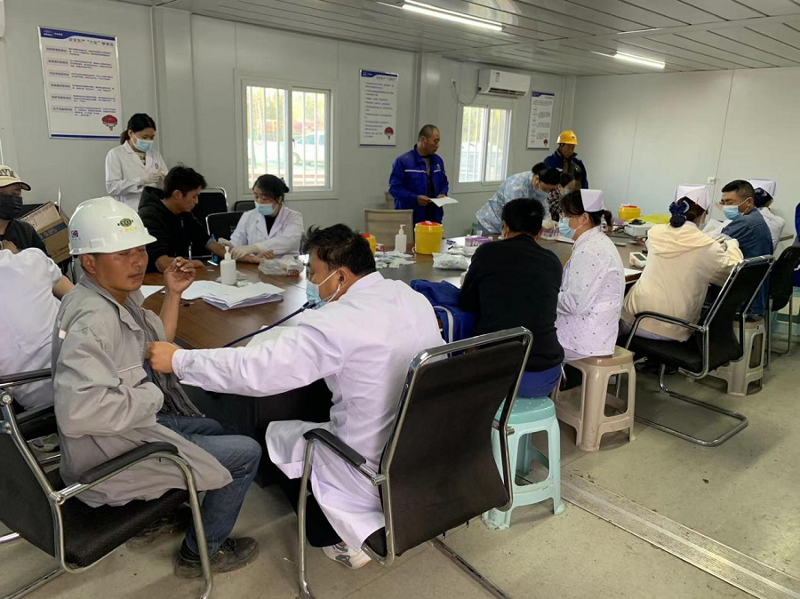 華北公司日照項(xiàng)目部開(kāi)展“心系職工送健康、愛(ài)心體檢暖人心”活動(dòng)