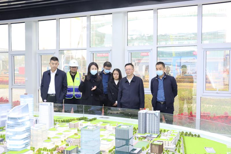 2022年11月，岳陽(yáng)市人大常委會(huì)副主任喻文赴岳陽(yáng)自貿(mào)片區(qū)產(chǎn)業(yè)綜合體項(xiàng)目調(diào)研