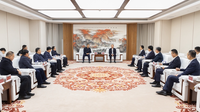 莫鼎革會(huì)見(jiàn)渭南市委副書(shū)記、市長(zhǎng)陳曉勇