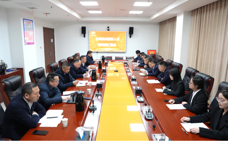 梳理問題精準把脈  深化管控助力發(fā)展 | 公司舉行2025年機關管理人員面對面匯報會